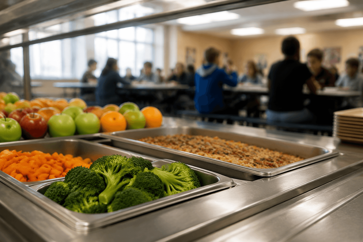 Seaman hosts school nutrition roundtable with Nye County trustees