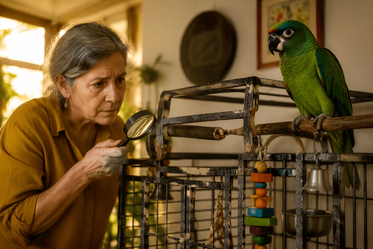 How to prevent deadly lead poisoning in parrots at home