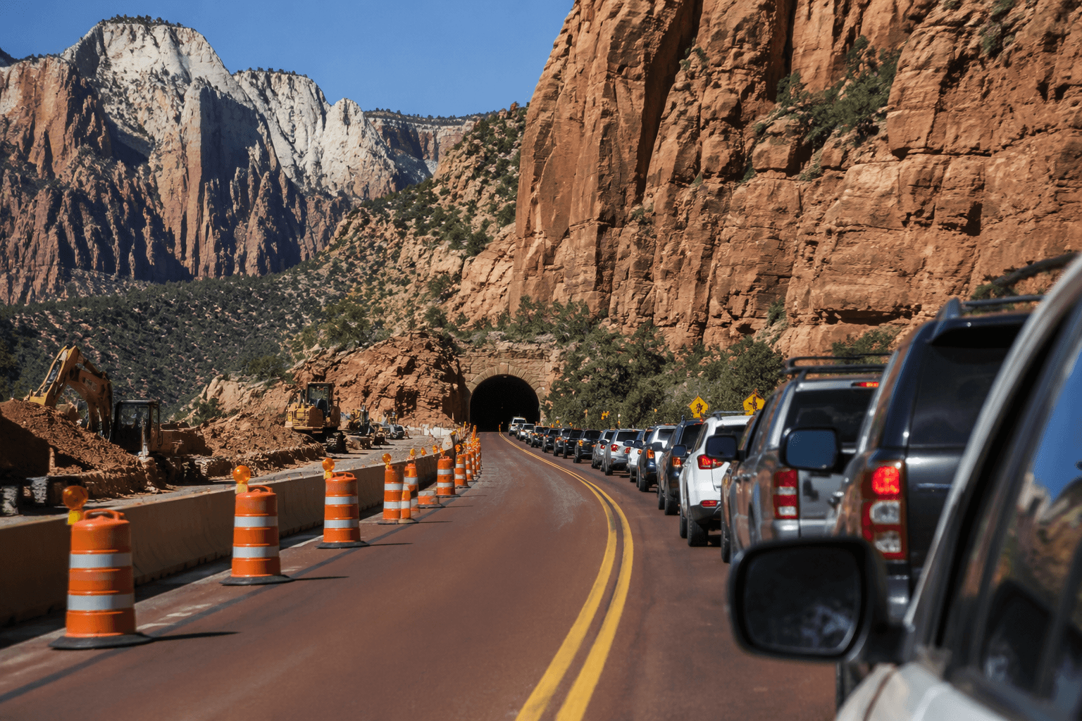 UDOT warns of one-way traffic, delays on Zion access road