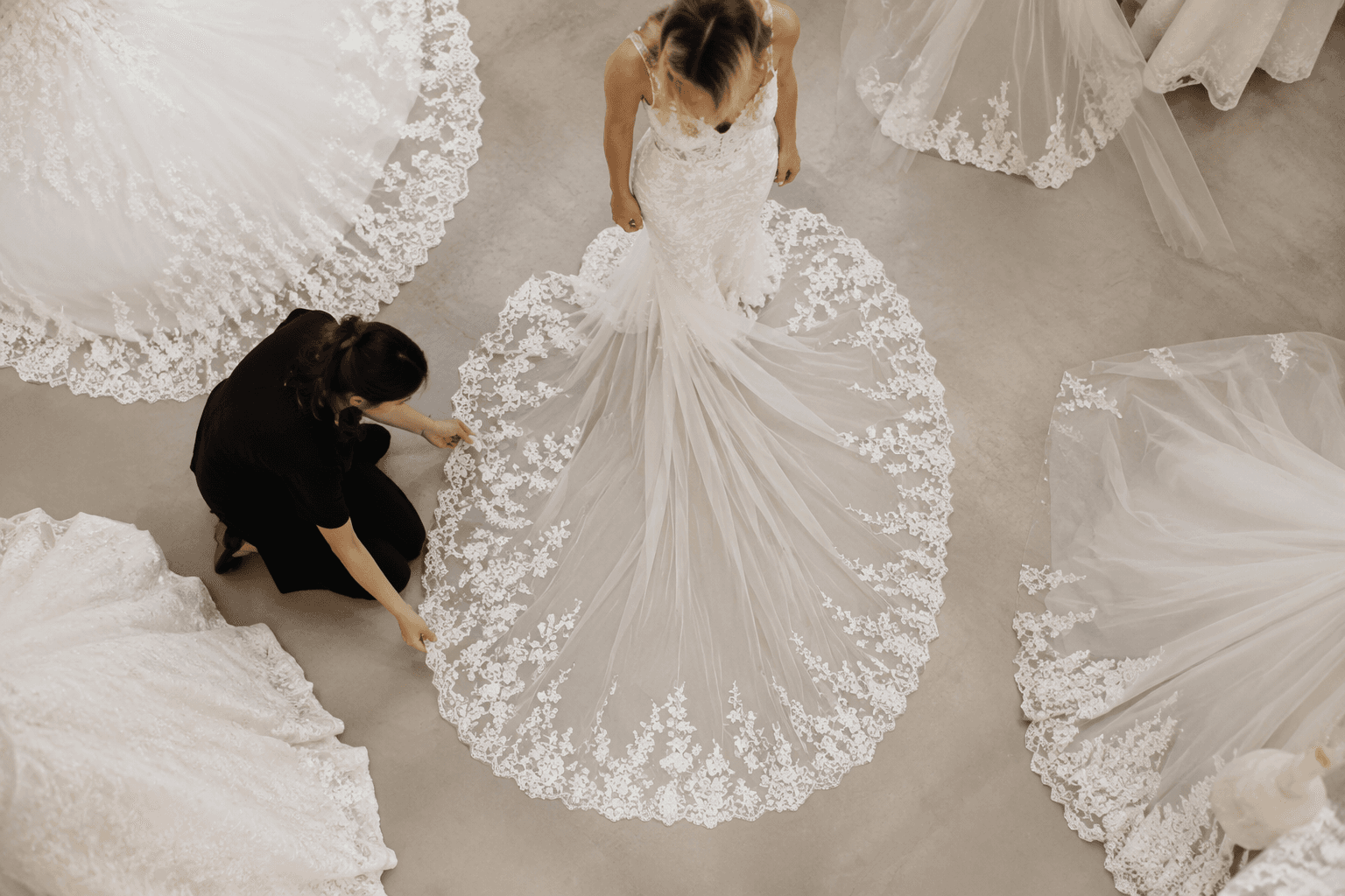 How to choose the perfect wedding dress train for your ceremony