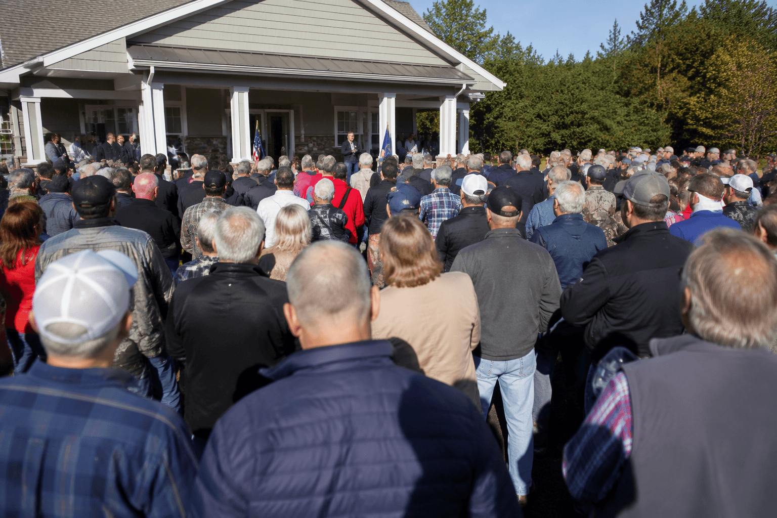 Mike Collins draws large crowd at Forsyth County campaign stop