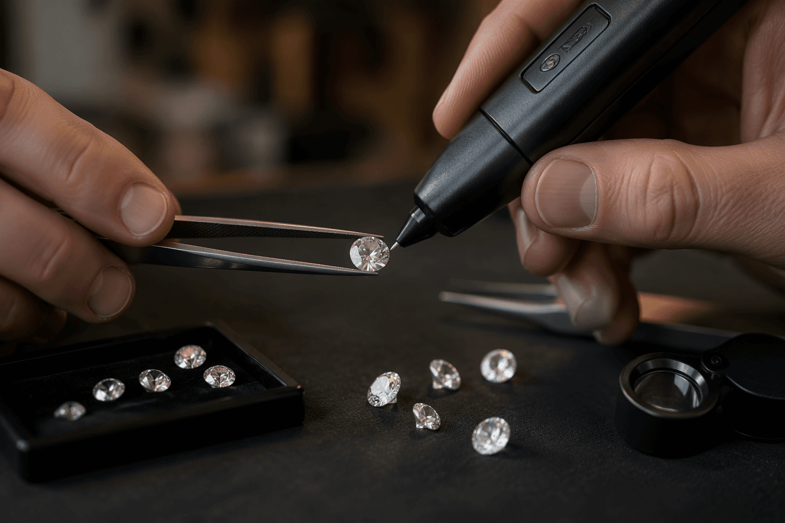 Why moissanite can fool diamond testers, and how jewelers spot it