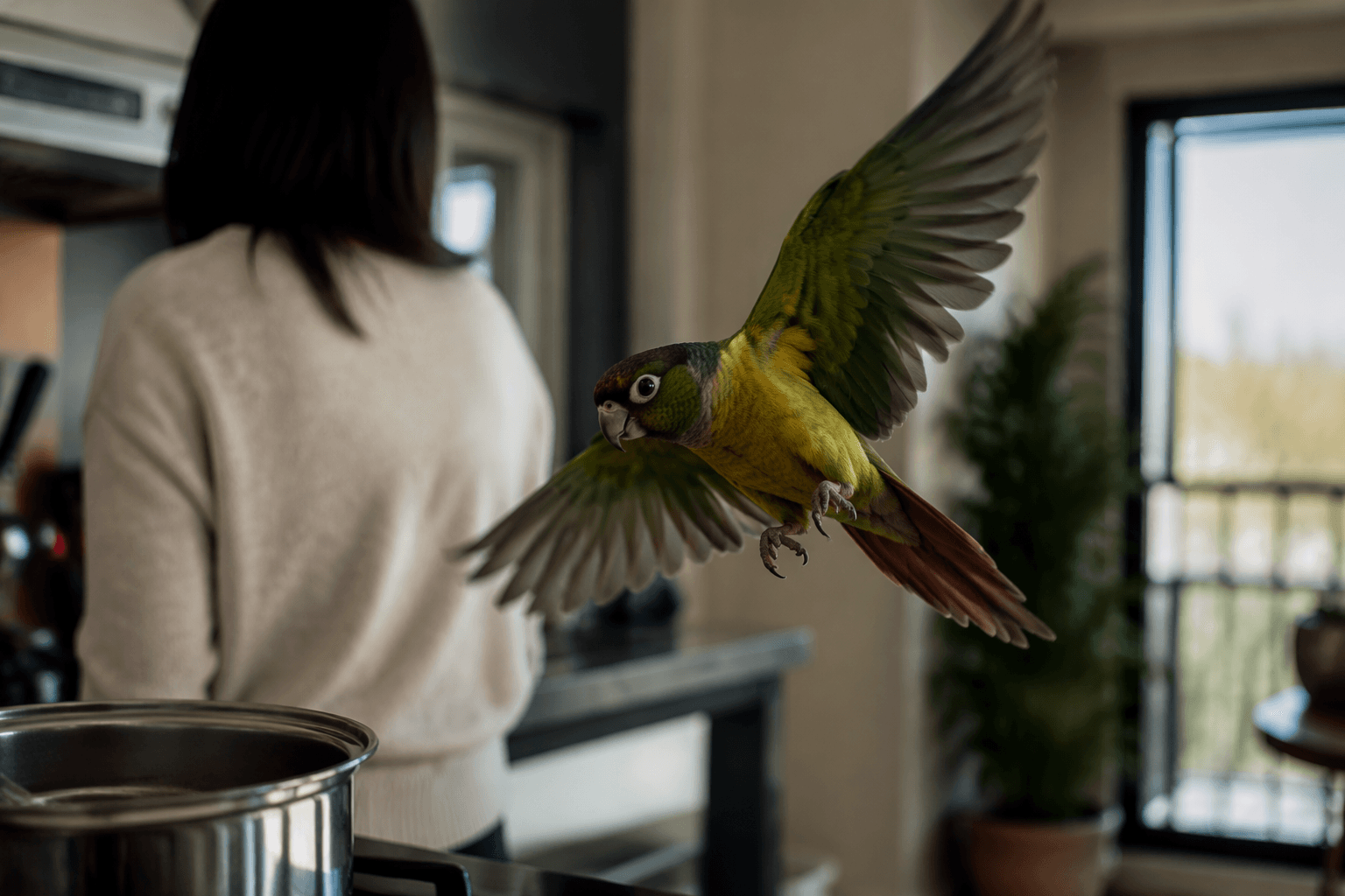 Wing clipping reduces lift, but not parrot safety risks