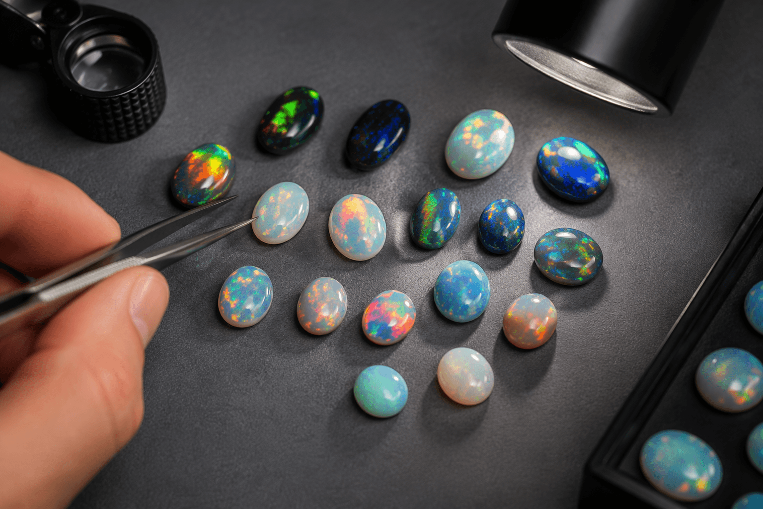 How to judge October birthstone opal by color, tone and pattern