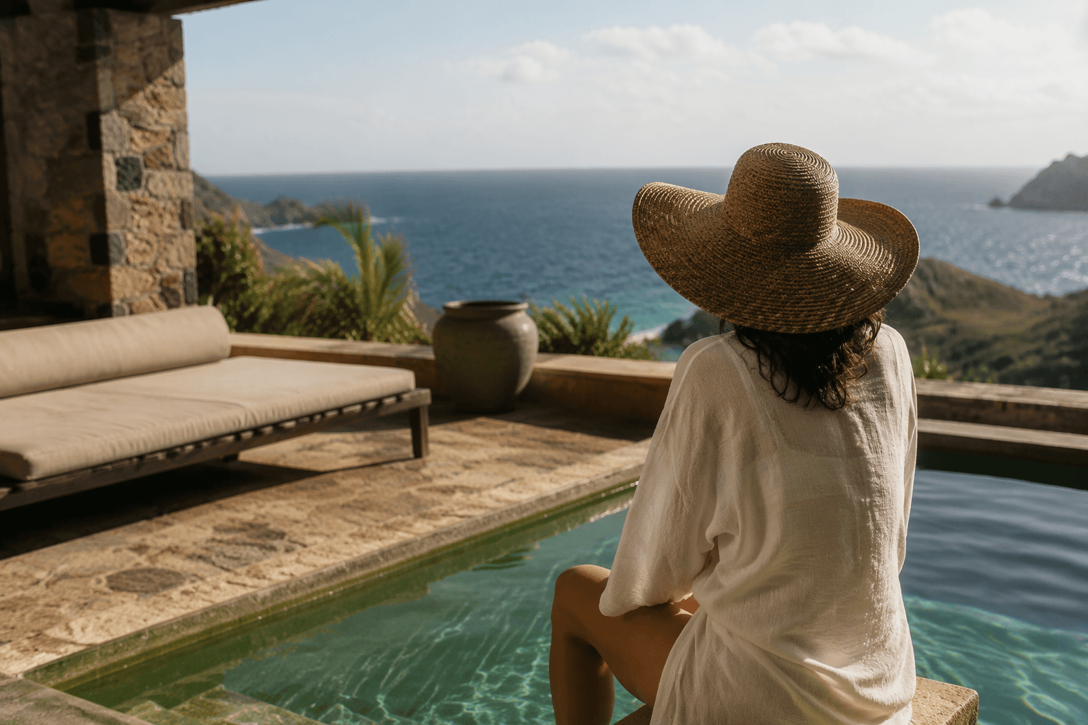 Coastal Grandmother style gets a resortwear update from ViX Paula Hermanny