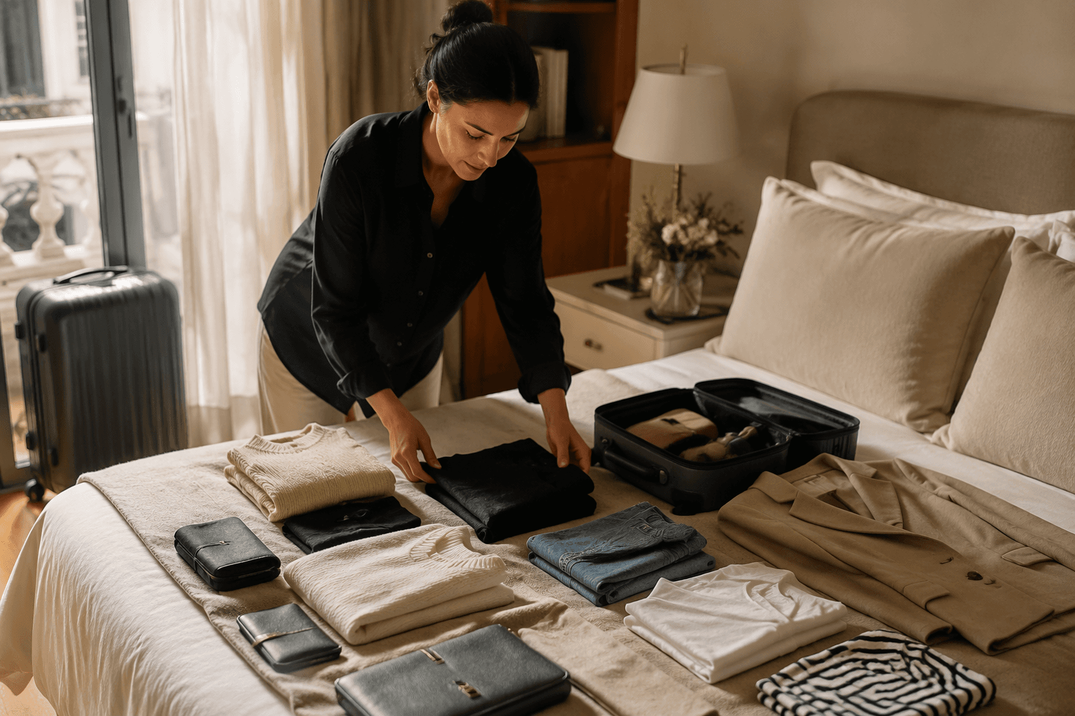 How to build a polished capsule wardrobe for long-haul travel