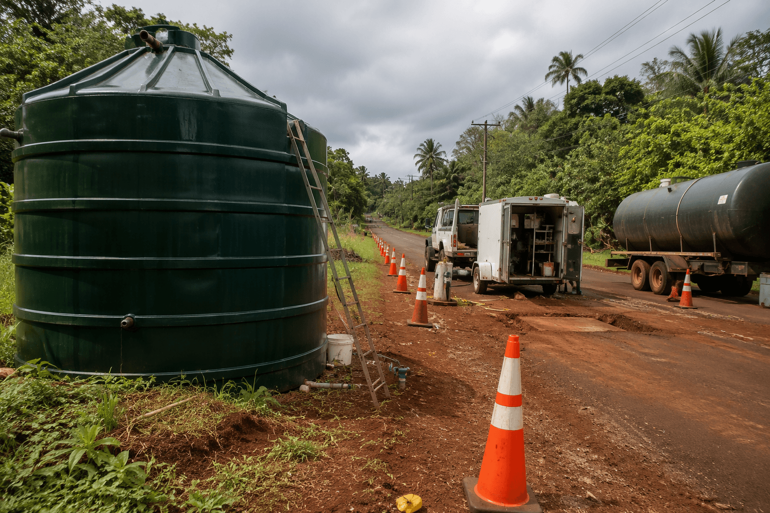Water repairs planned for upper Kuamoo Road Wednesday in Kapaa