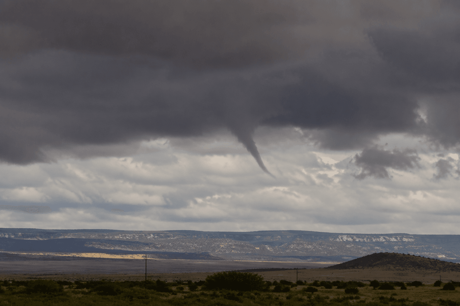 Funnel cloud spotted near Gallup raises weather safety concerns
