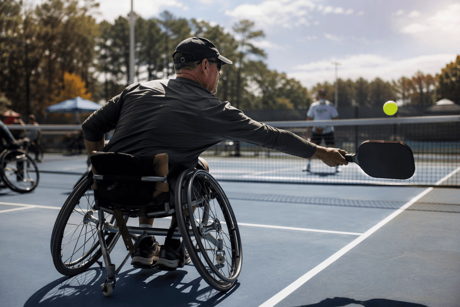 Adaptive Pickleball Play Day in Greer offers paddles, sport chairs