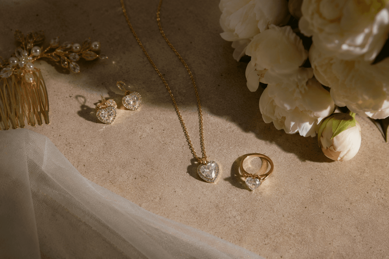 How heart-shaped wedding jewellery became a bridal tradition