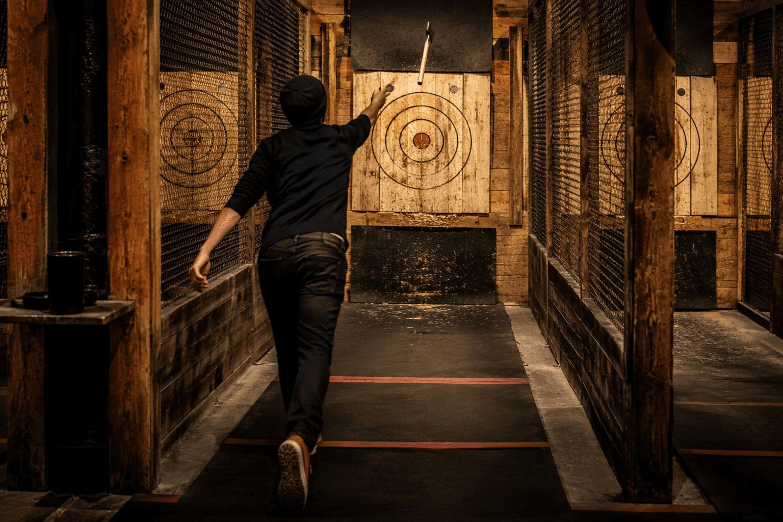 How standardized lanes turn axe throwing into a true sport