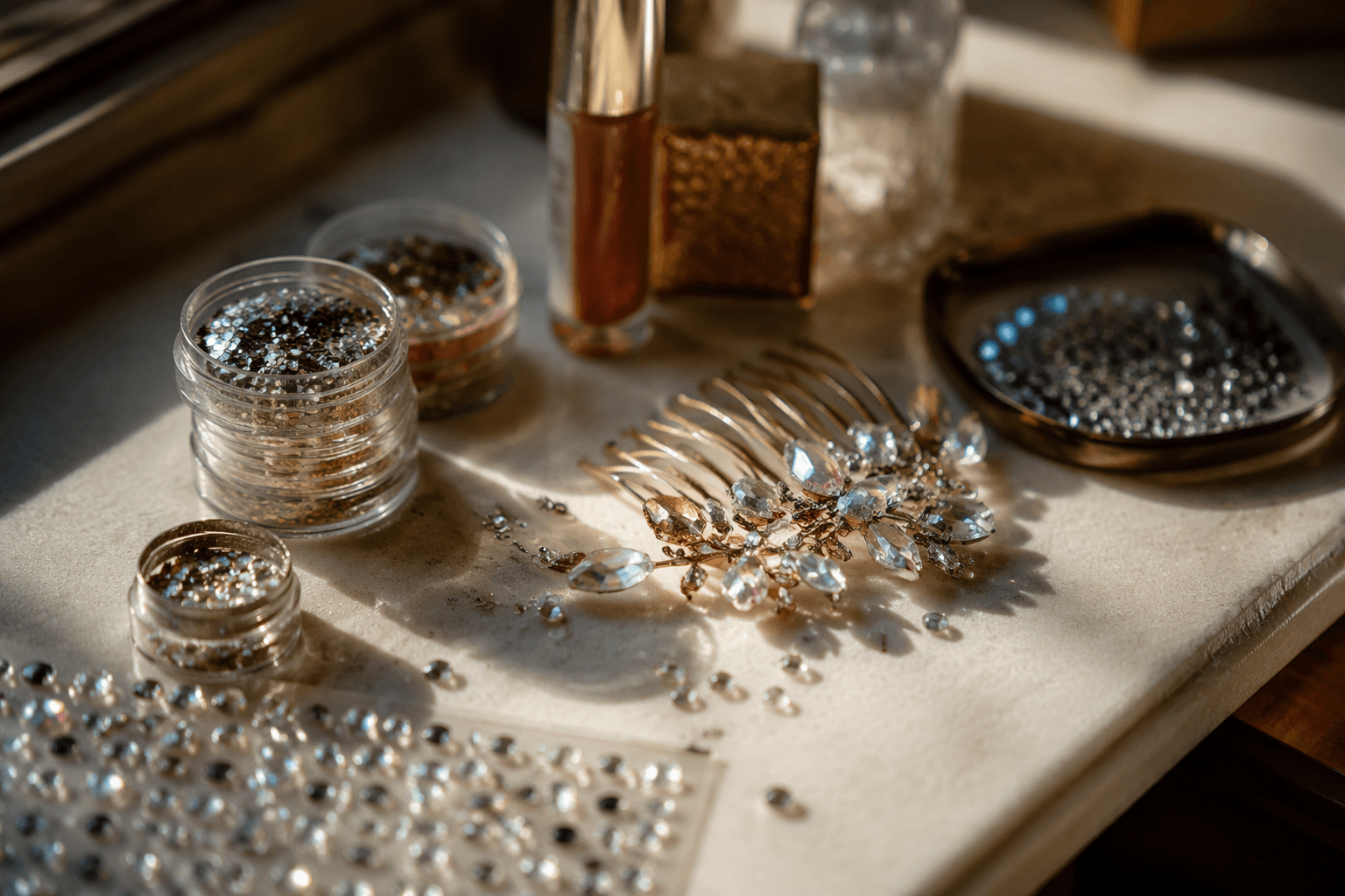 Festival beauty trends for 2026 put gems and glitter front