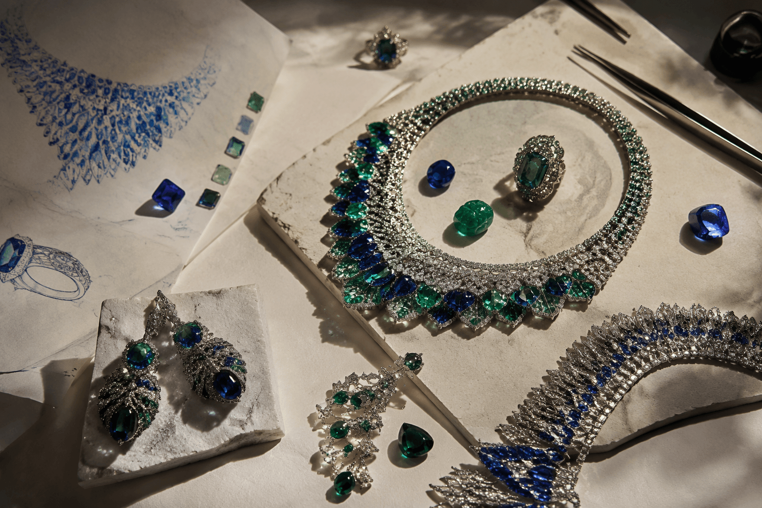 Paris couture week’s standout high-jewelry collections embrace bold color