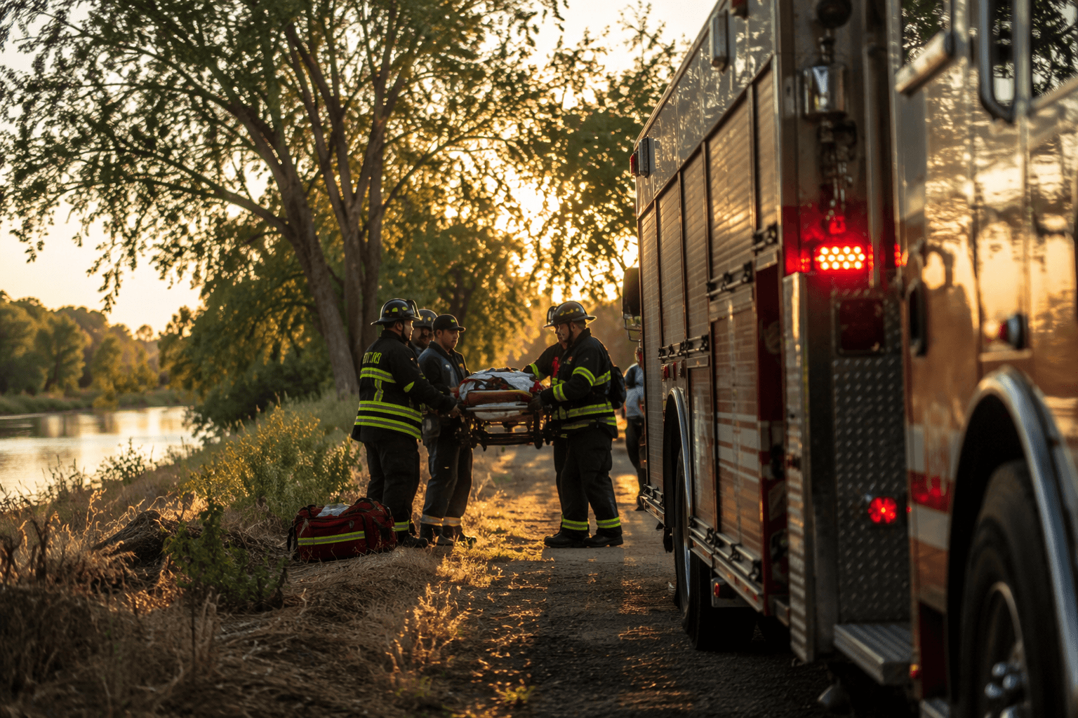 Man falls from tree in Fresno river bottom while rescuing cat
