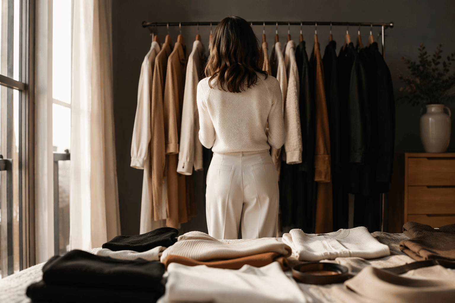 Build a capsule wardrobe using Kibbe, colour palette, and style essence
