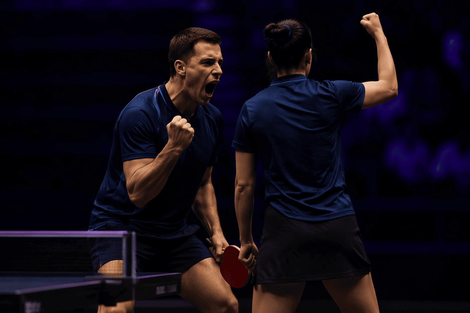 Xiao and Robles upset top seeds to win third WTT title together