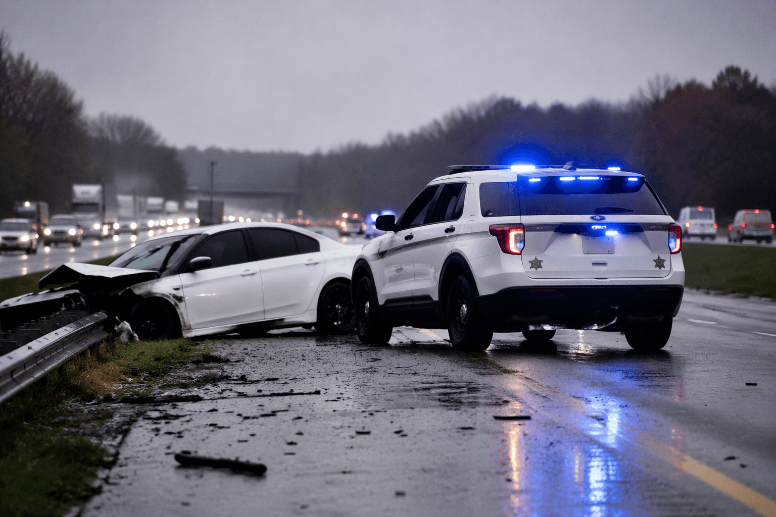 Deputy uses PIT maneuver to stop wrong-way driver near Burlington