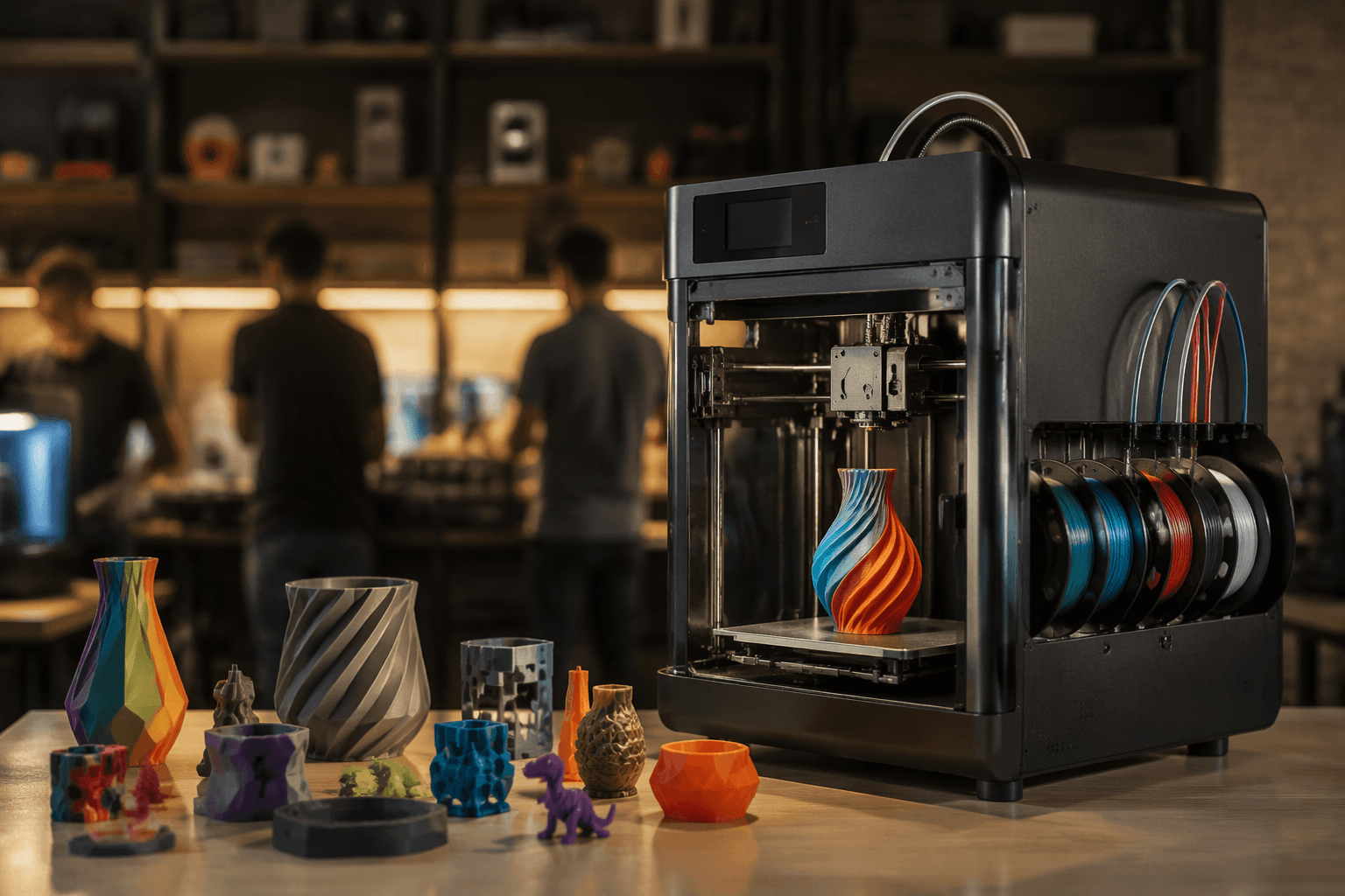 New multicolor 3D printing method cuts waste and print times