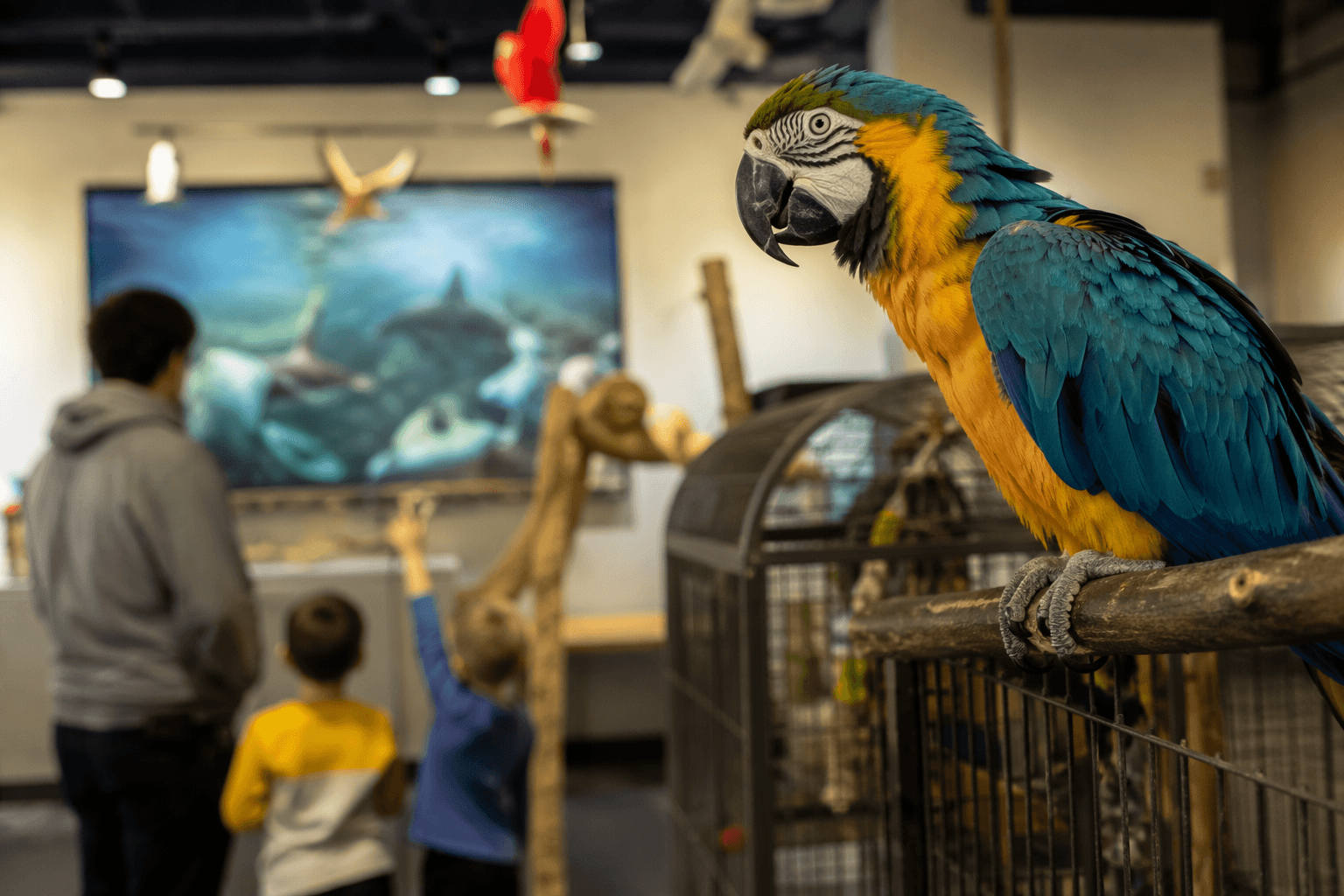 Rhode Island Parrot Rescue brings feathered friends to Providence museum