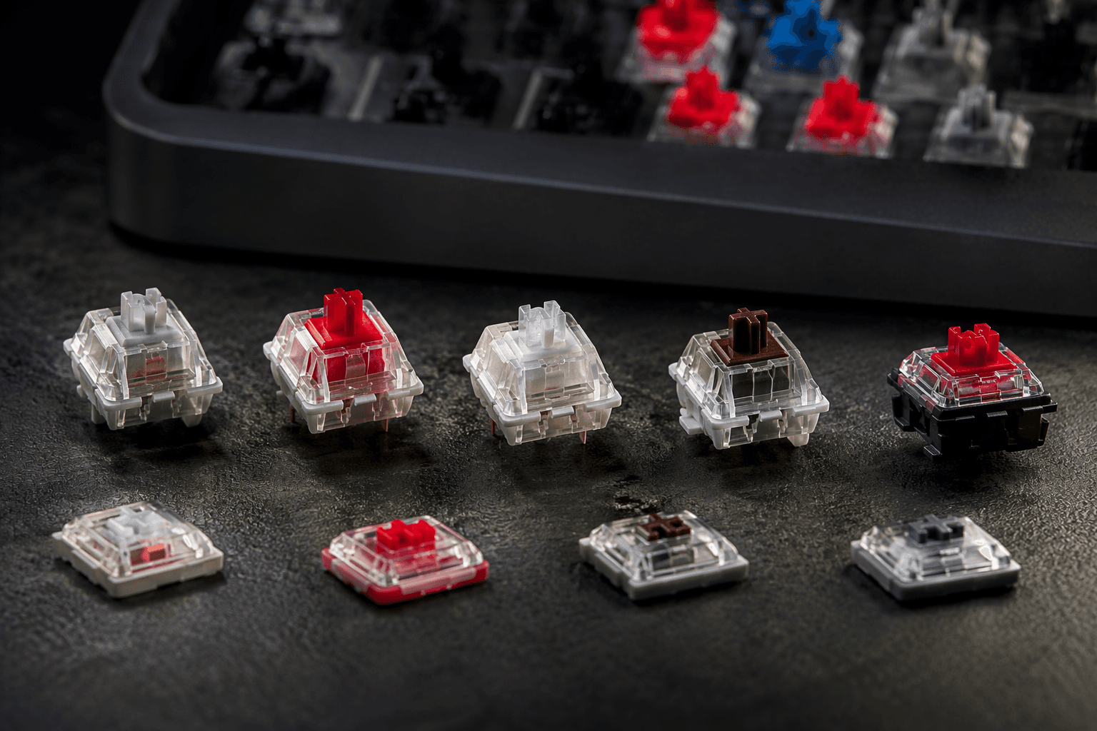 CHERRY explains MX switch families, colors, and low-profile variants