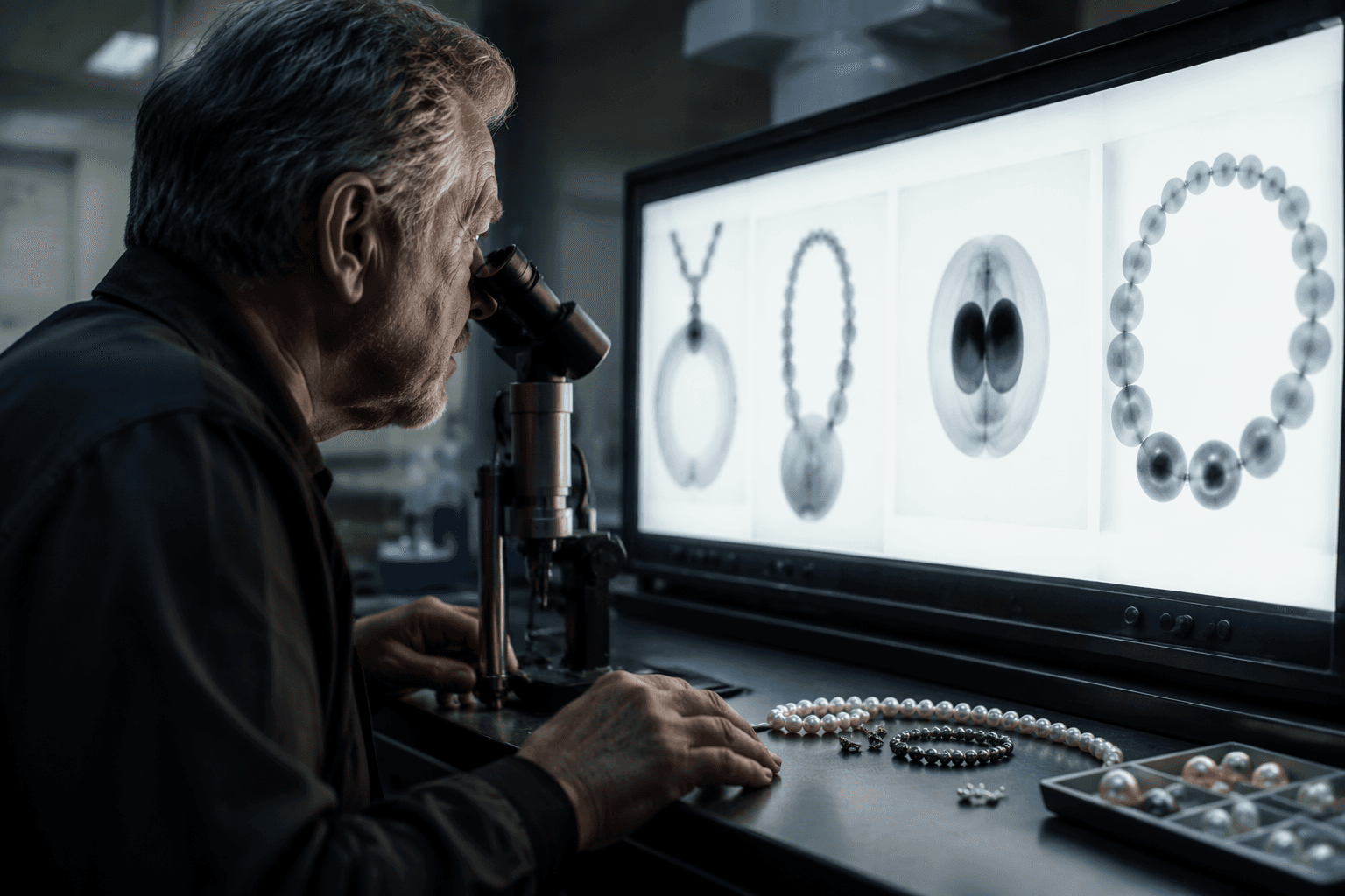 How gemologists tell natural pearls from cultured pearls without damage