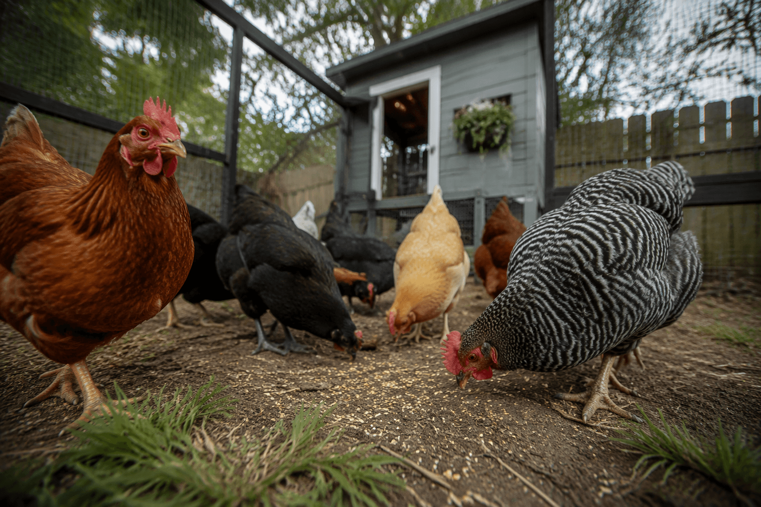 Lumberton allows residential backyard hens, with a six-bird limit
