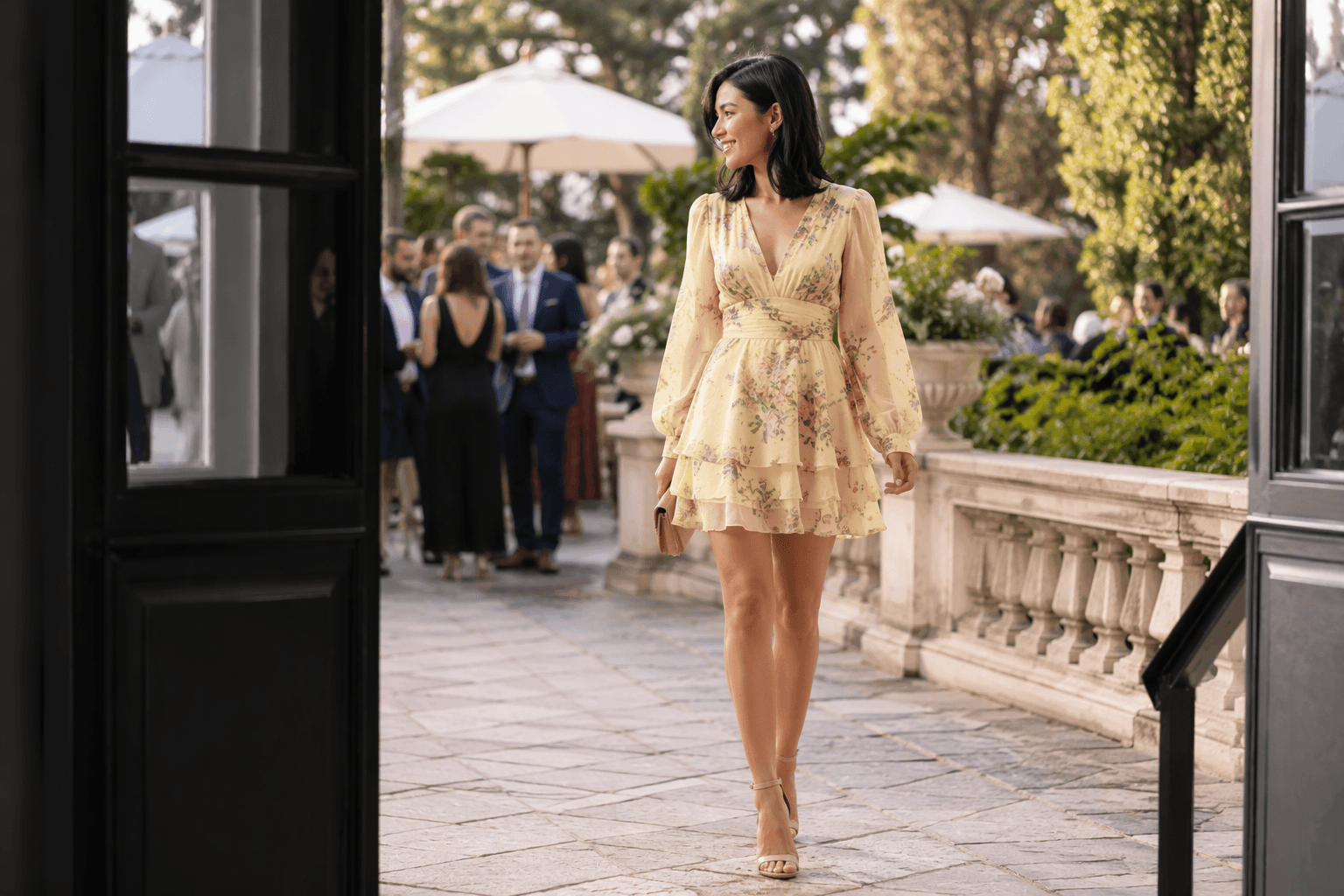 Petite wedding-guest dresses that flatter shorter frames beautifully
