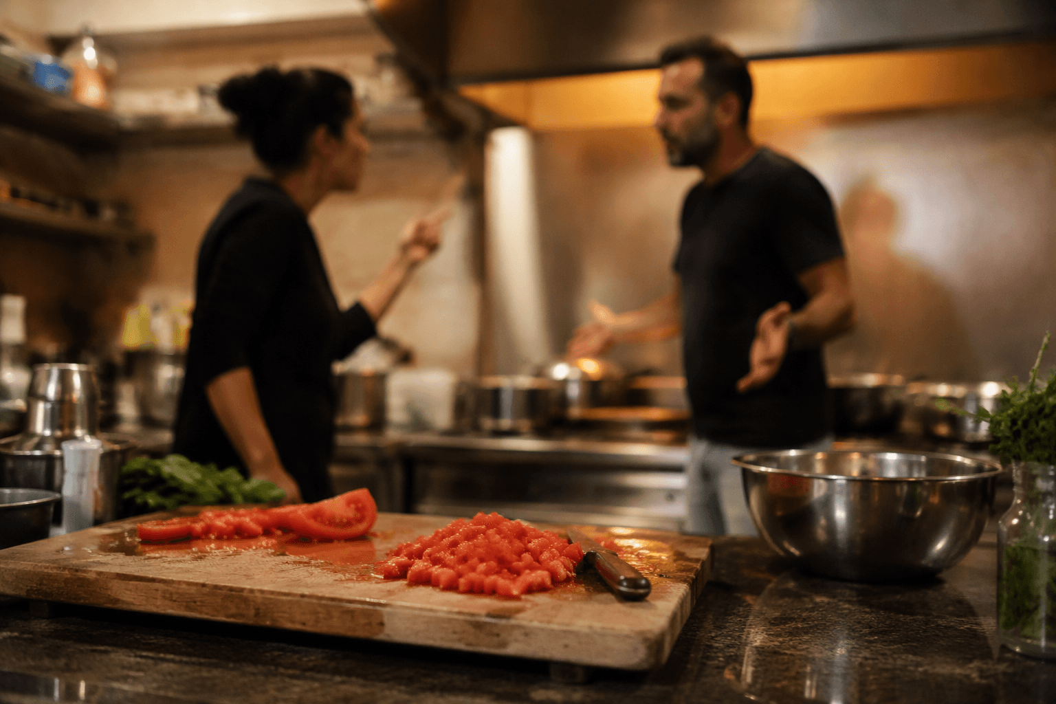 Cynthia Klitbo confronts Masad Altamimi over chopped tomatoes in kitchen clash