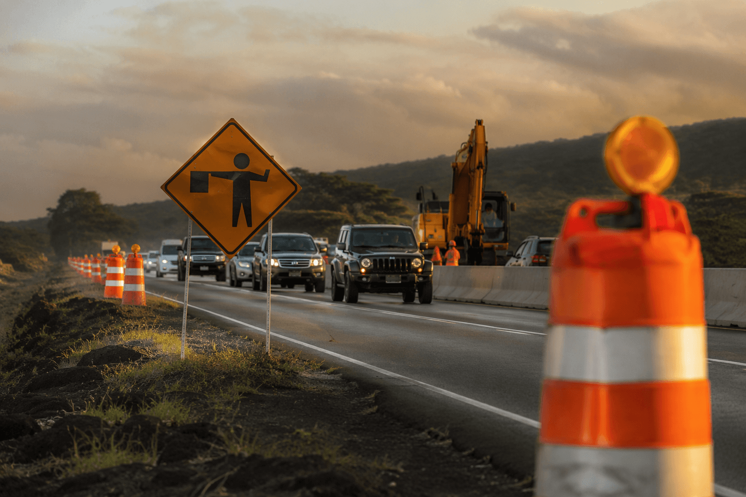 Lane closures scheduled through July 31 on Hawaii Island roads