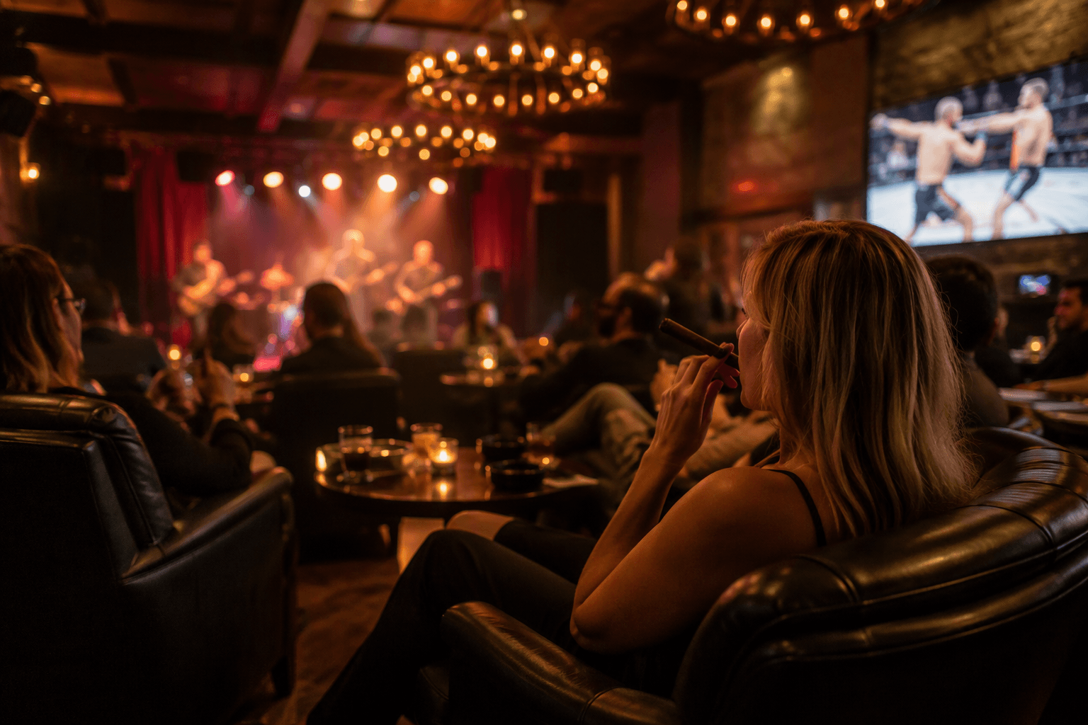 Triple Crown Cigar Lounge courts Vegas fans with live music, ladies night