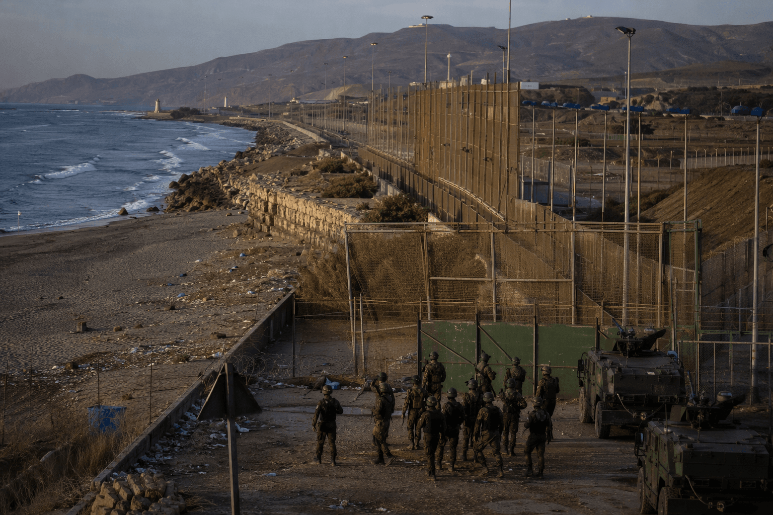 Thousands of Moroccans cross into Ceuta as Spain deploys troops