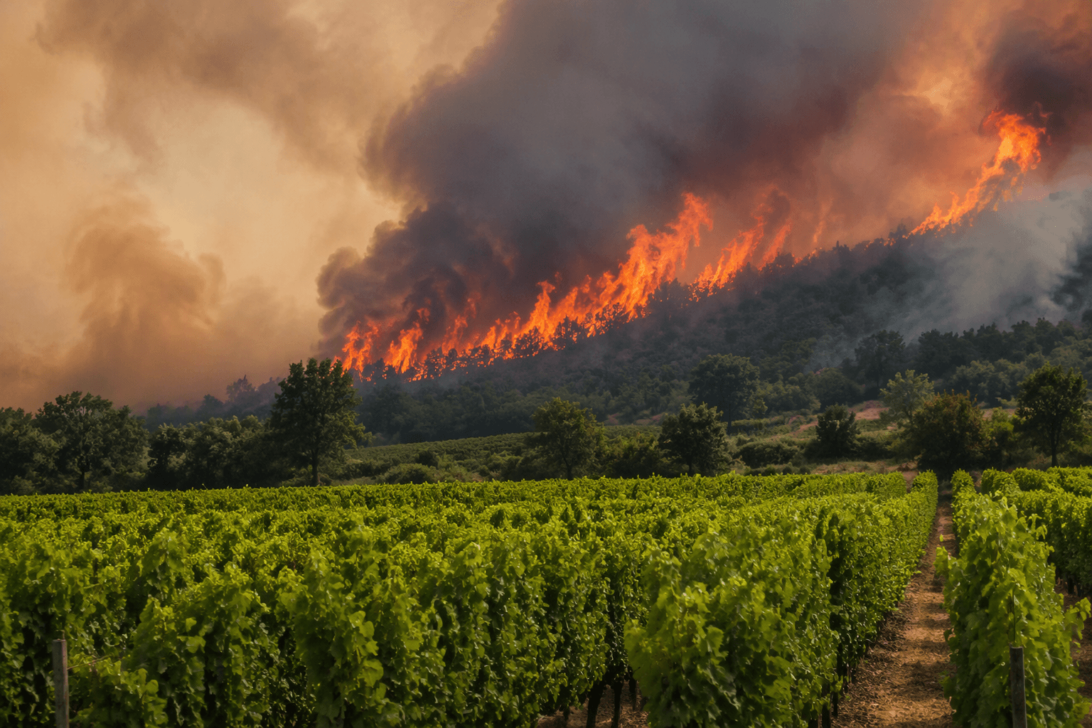 Wildfires threaten Bordeaux vineyards, raising fears for France's 2026 vintage