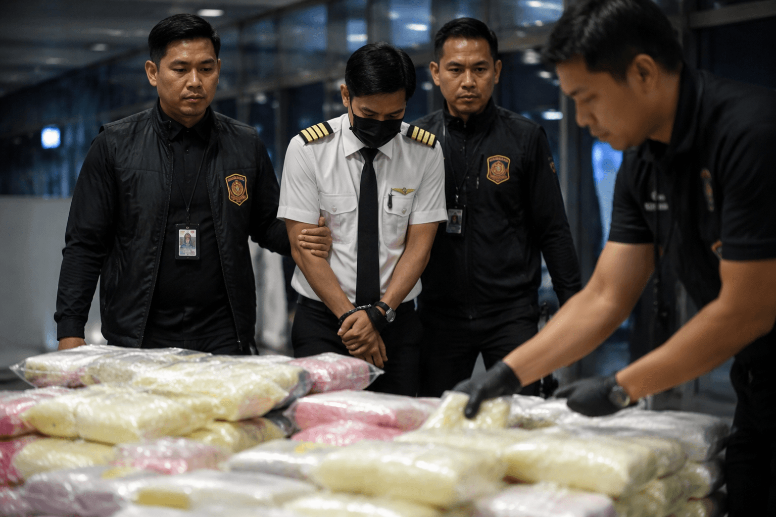 Indonesia arrests Malaysian pilot in 26-kilogram MDMA smuggling case