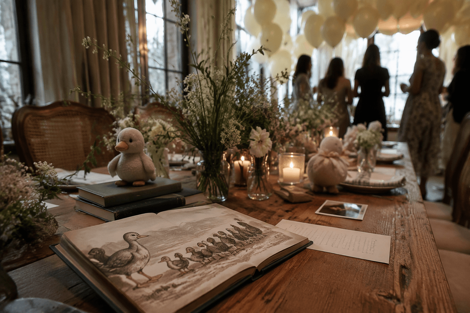 Alex Cooper’s friends surprise her with book-themed baby shower