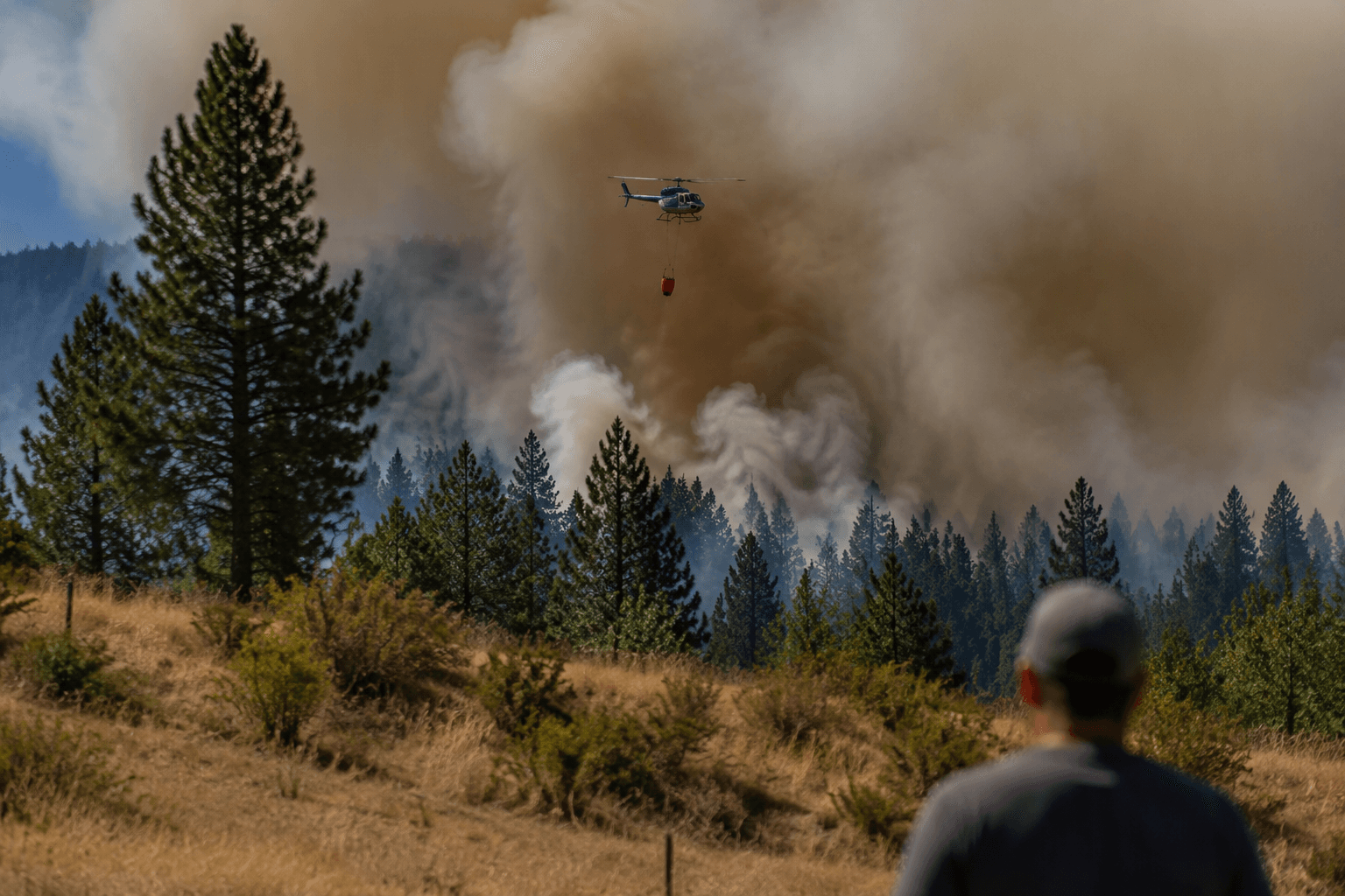 Hidden Valley wildfire triggers Level 1 evacuation alert near Rathdrum