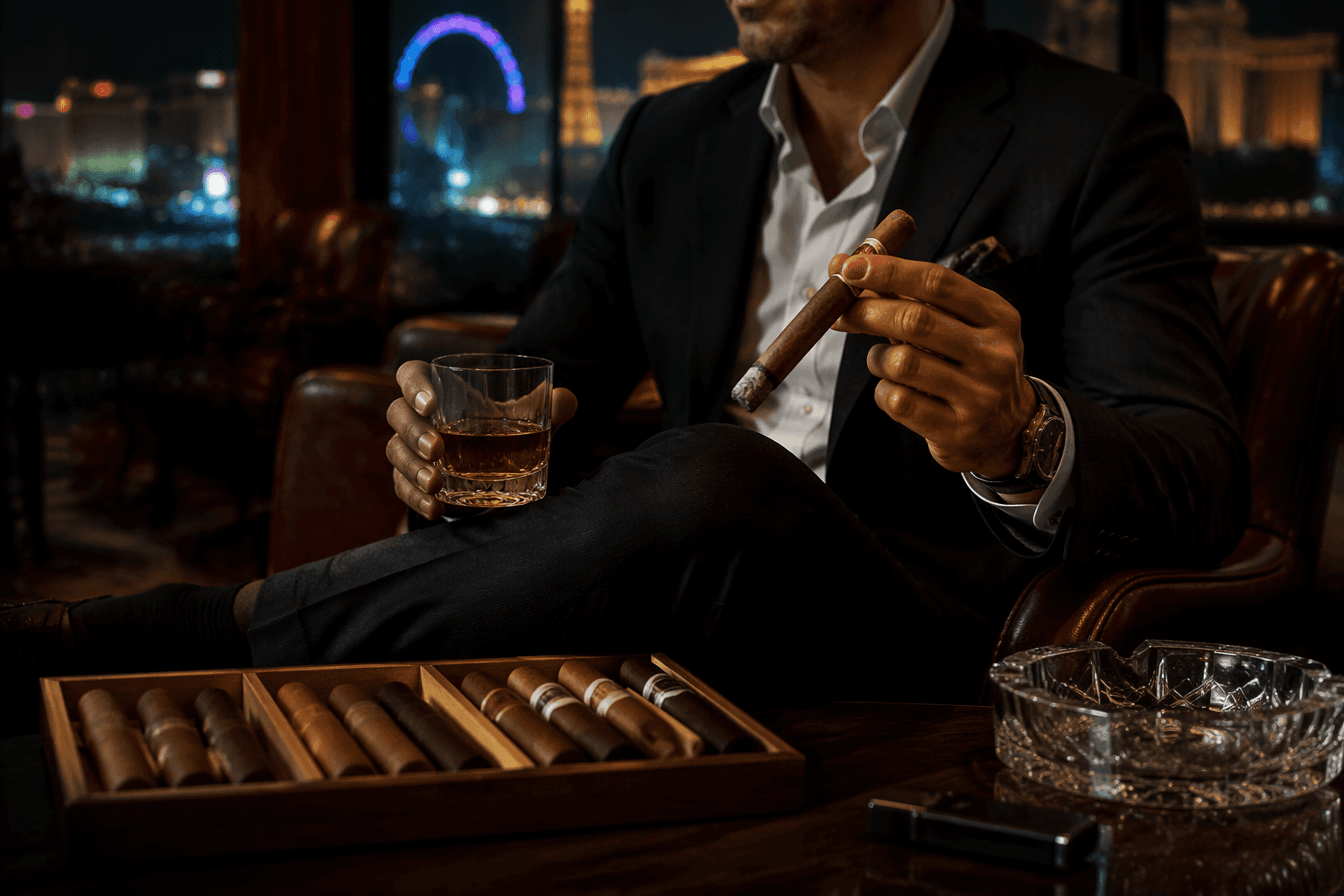 How to choose the right cigar for a Las Vegas lounge night