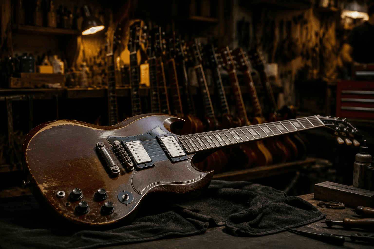 Angus Young says no SG matches his favorite Gibson guitar