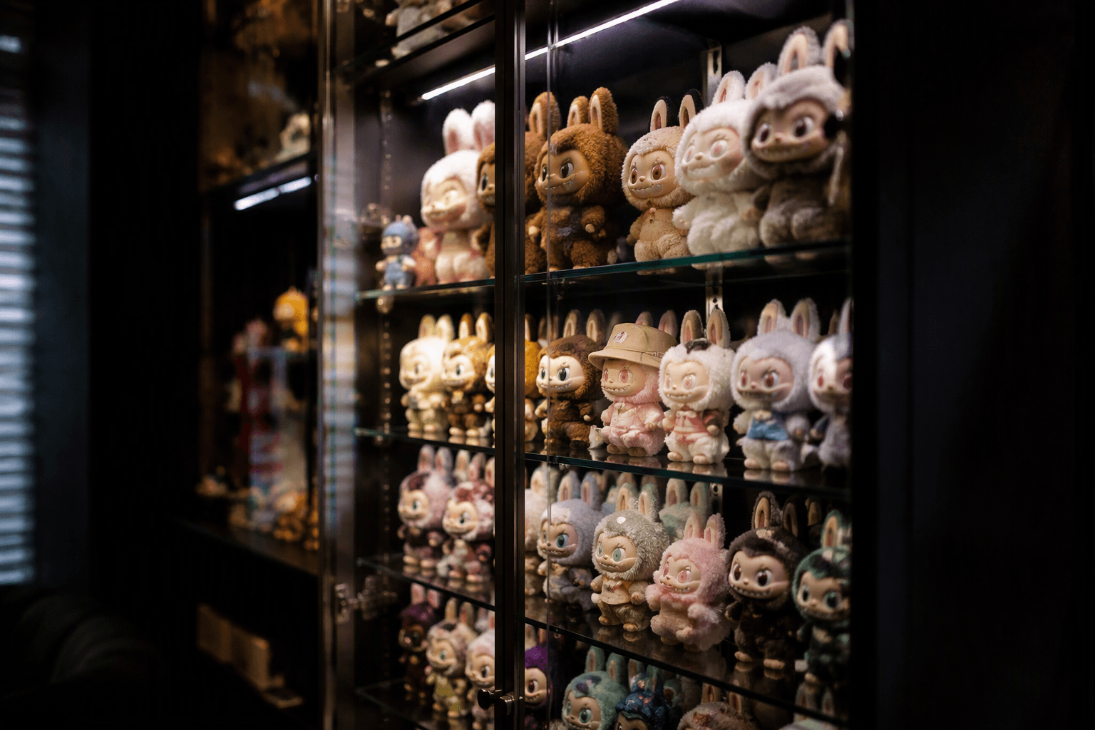 Wardrobe storage gives Labubu collectors stylish, dust-free display space