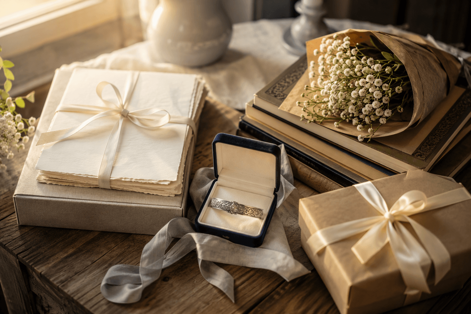 Year-by-year anniversary gifts, from first year to 47th milestone