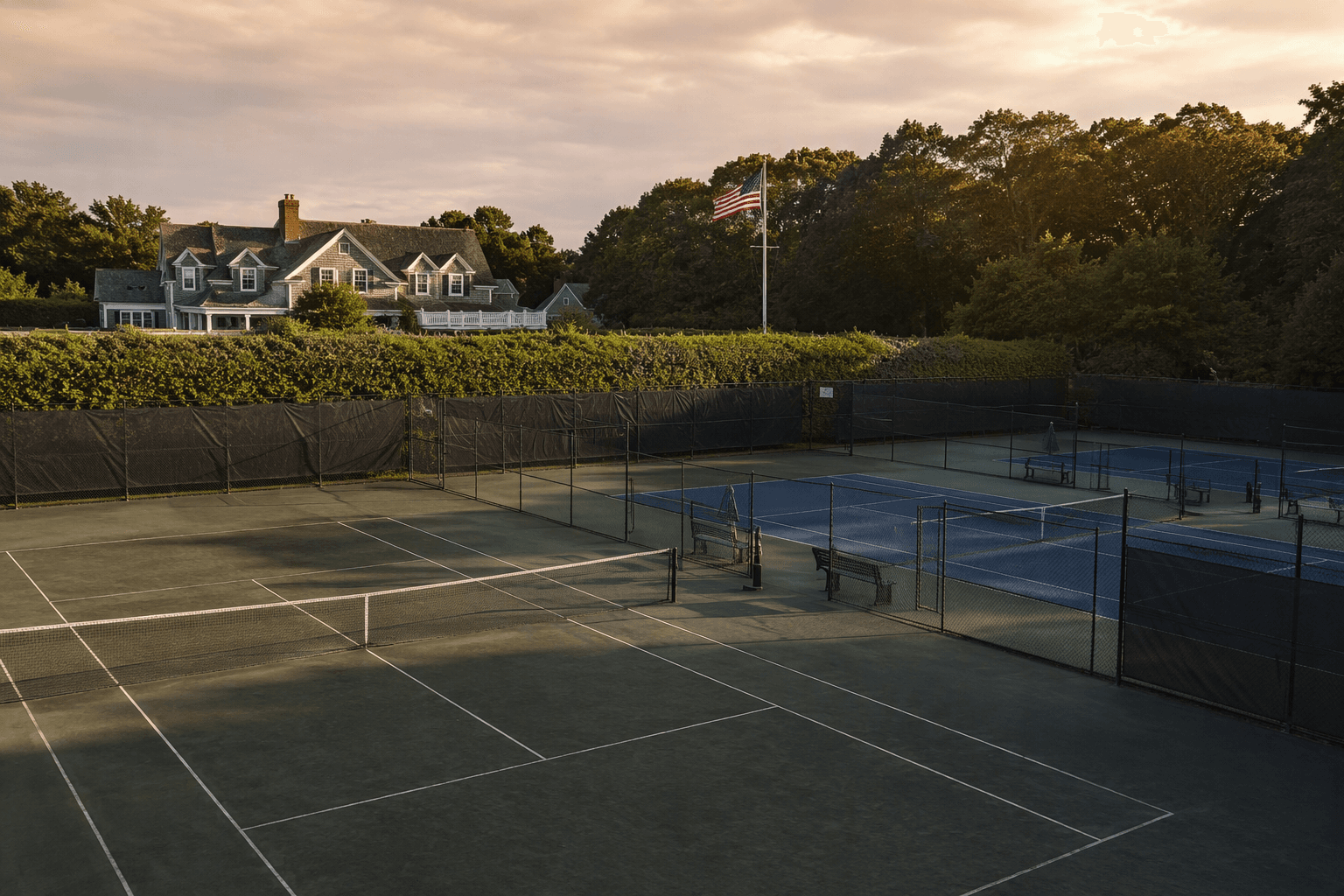 East Hampton freezes court conversions as tennis, pickleball compete for space