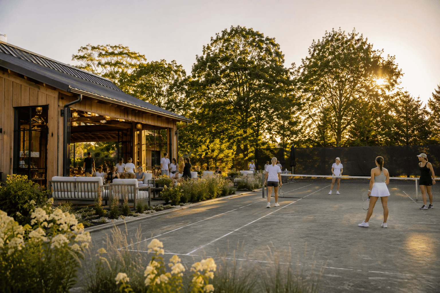 Tennis At The Barn builds a social racquet hub in Westhampton