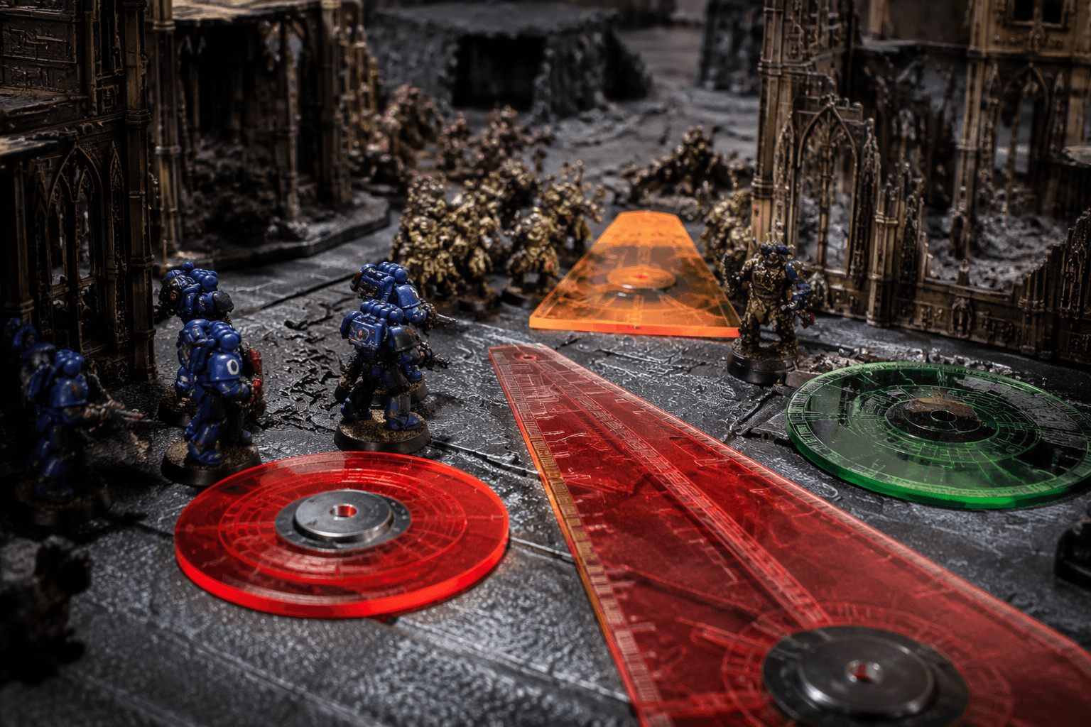 Warhammer 40,000 gets new terrain templates for balanced battlefields