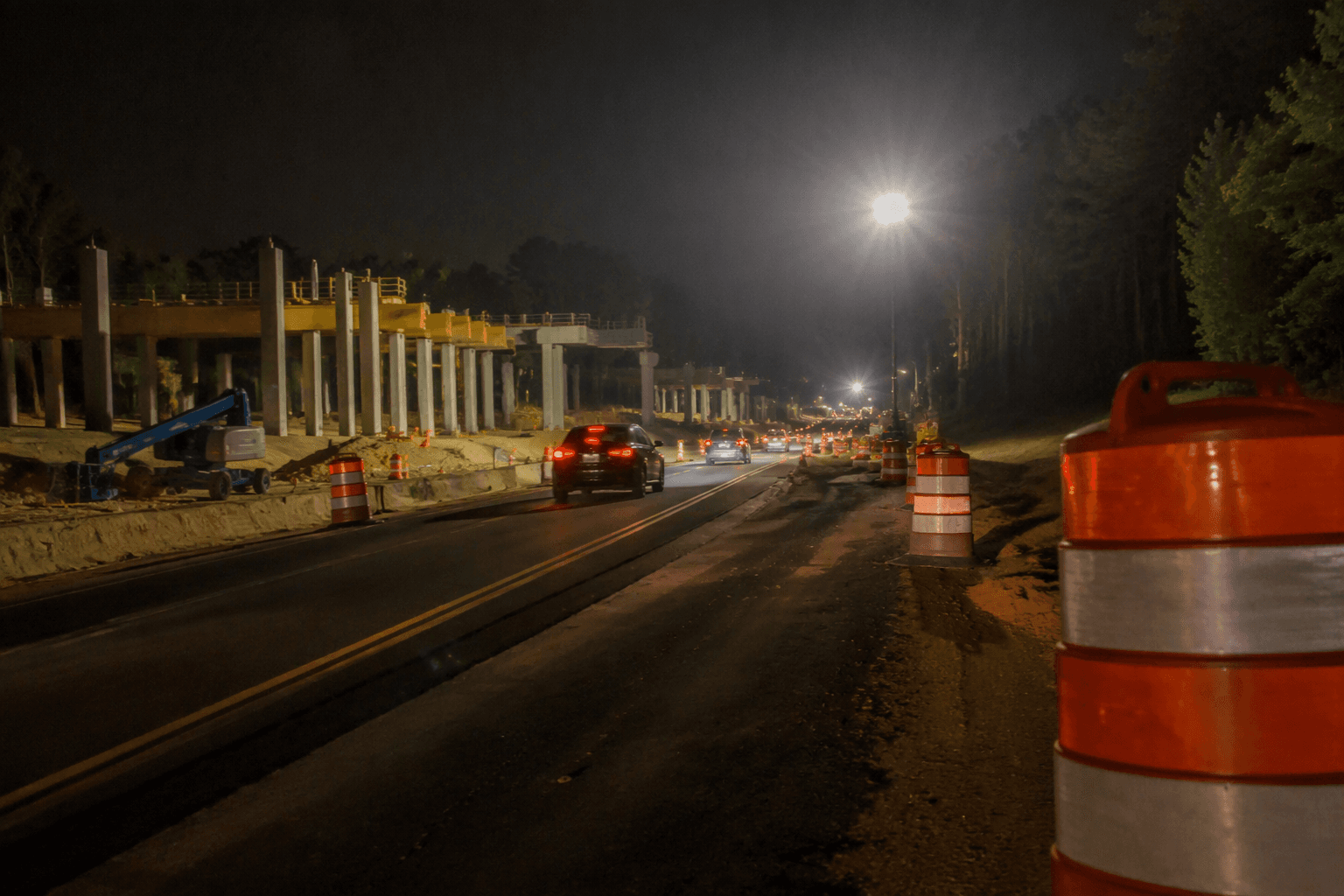 Overnight flagging set for Ashland Road as interchange work continues