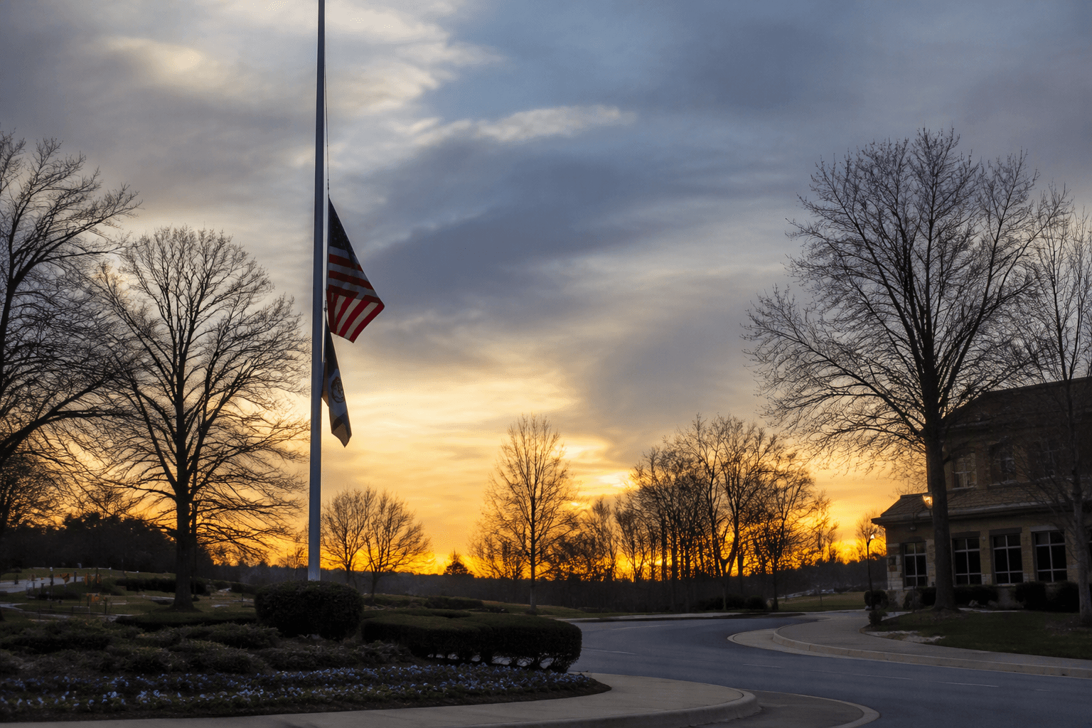 Forsyth County lowers flags to honor fallen Lt. Tyler Feehan