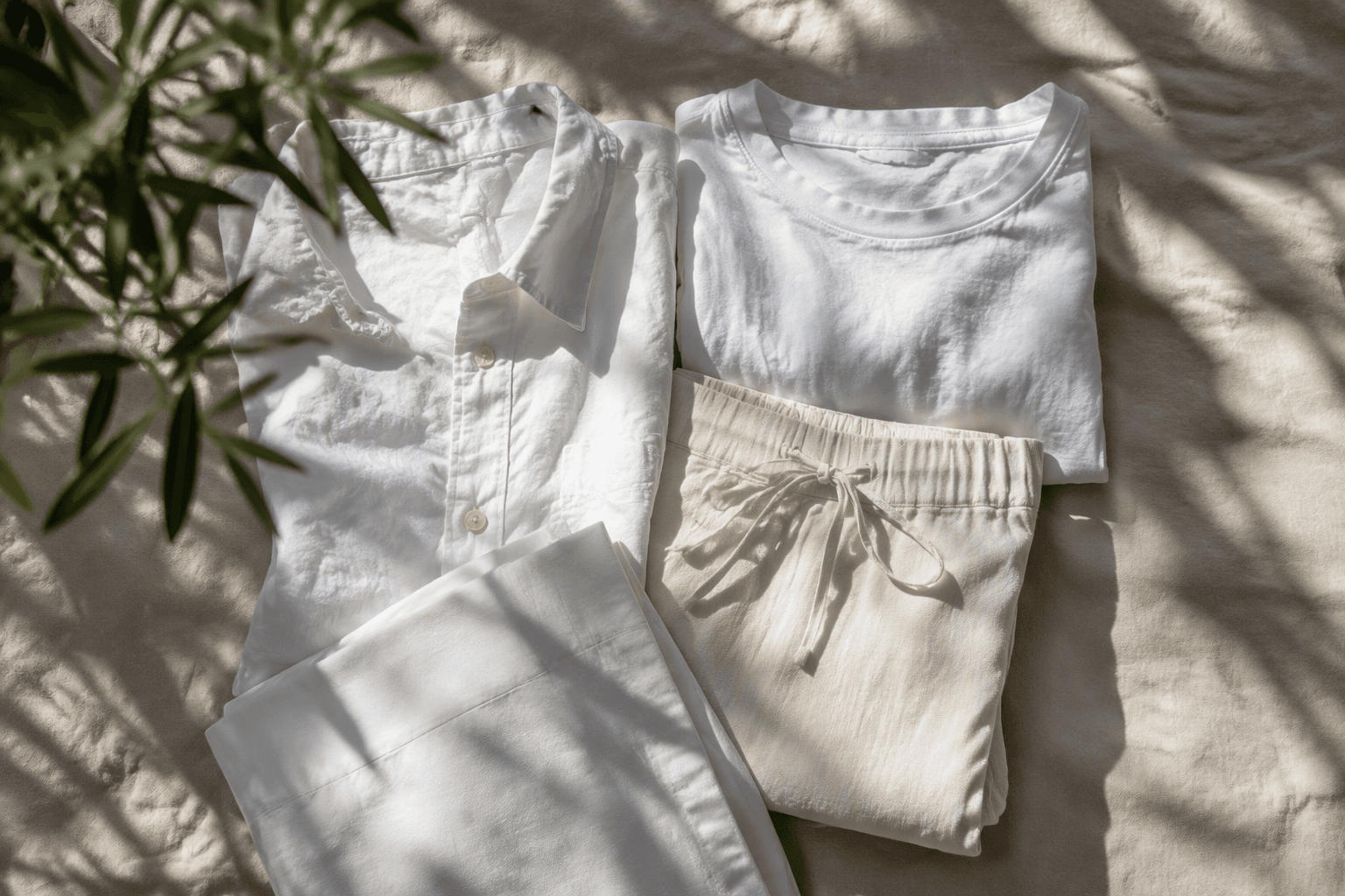 Eileen Fisher shows how linen and cotton create effortless style