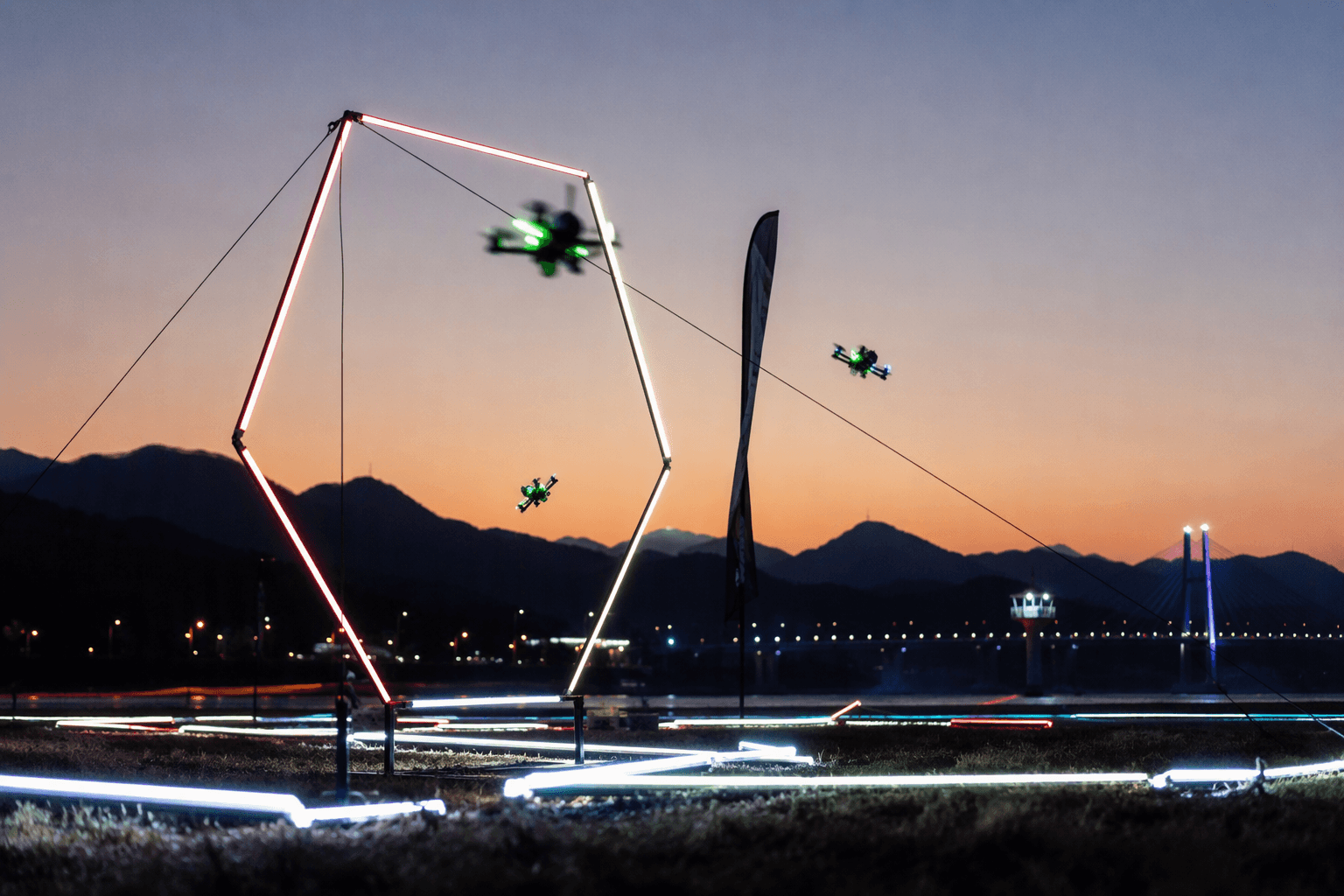 Hwacheon launches Bungeo Island drone festa with racing competition