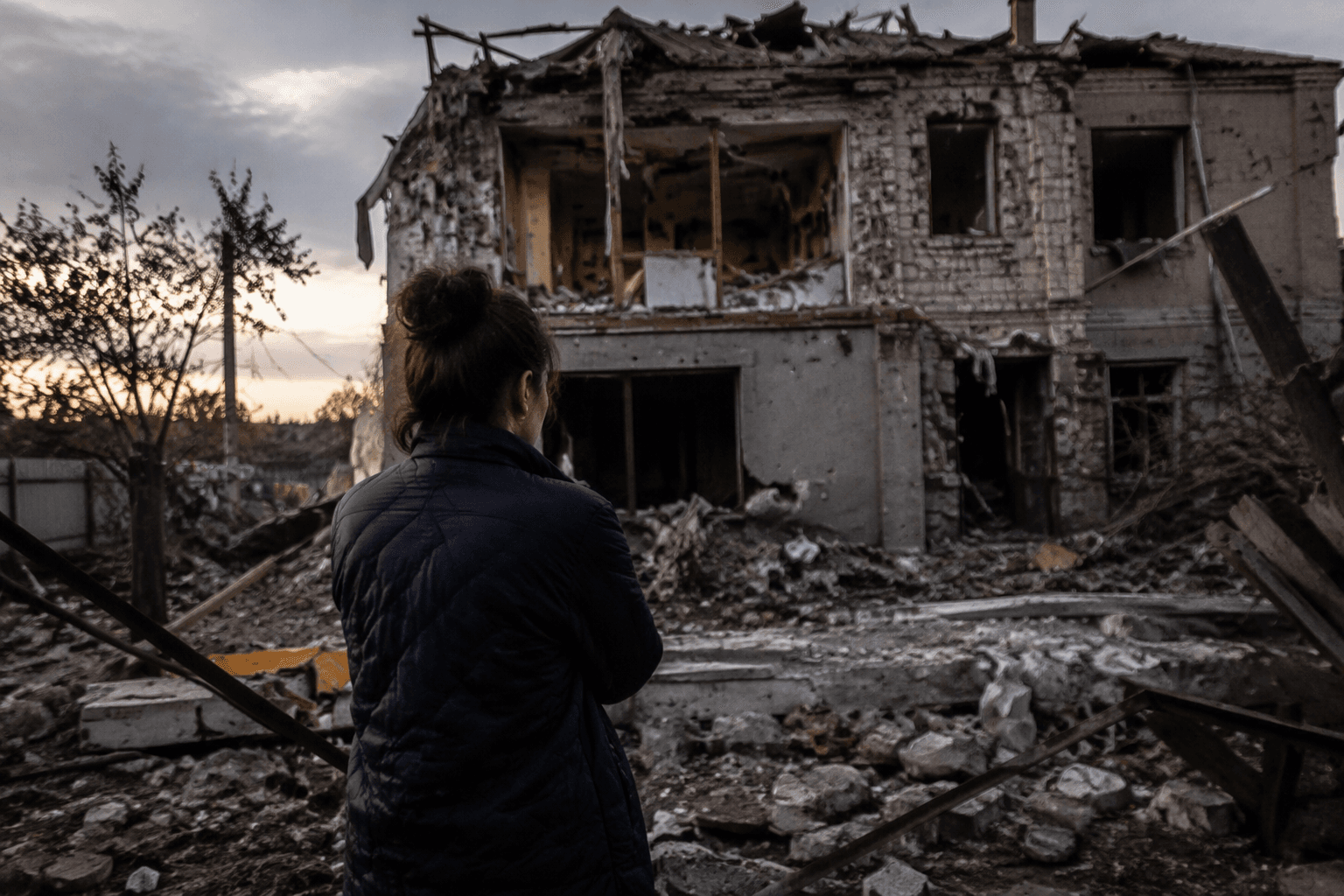 Russian drone strike near Kyiv kills child and grandparents