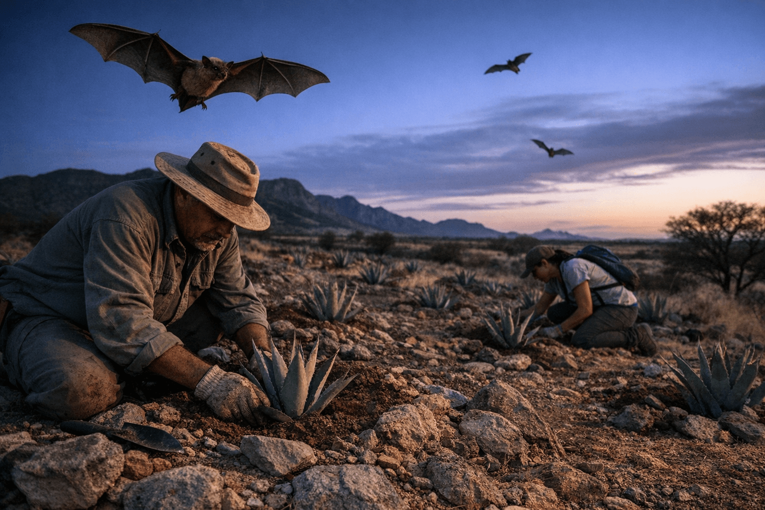 DNA and Plantings Expand Palmer’s Agave Range, Aid Bats in Hidalgo County