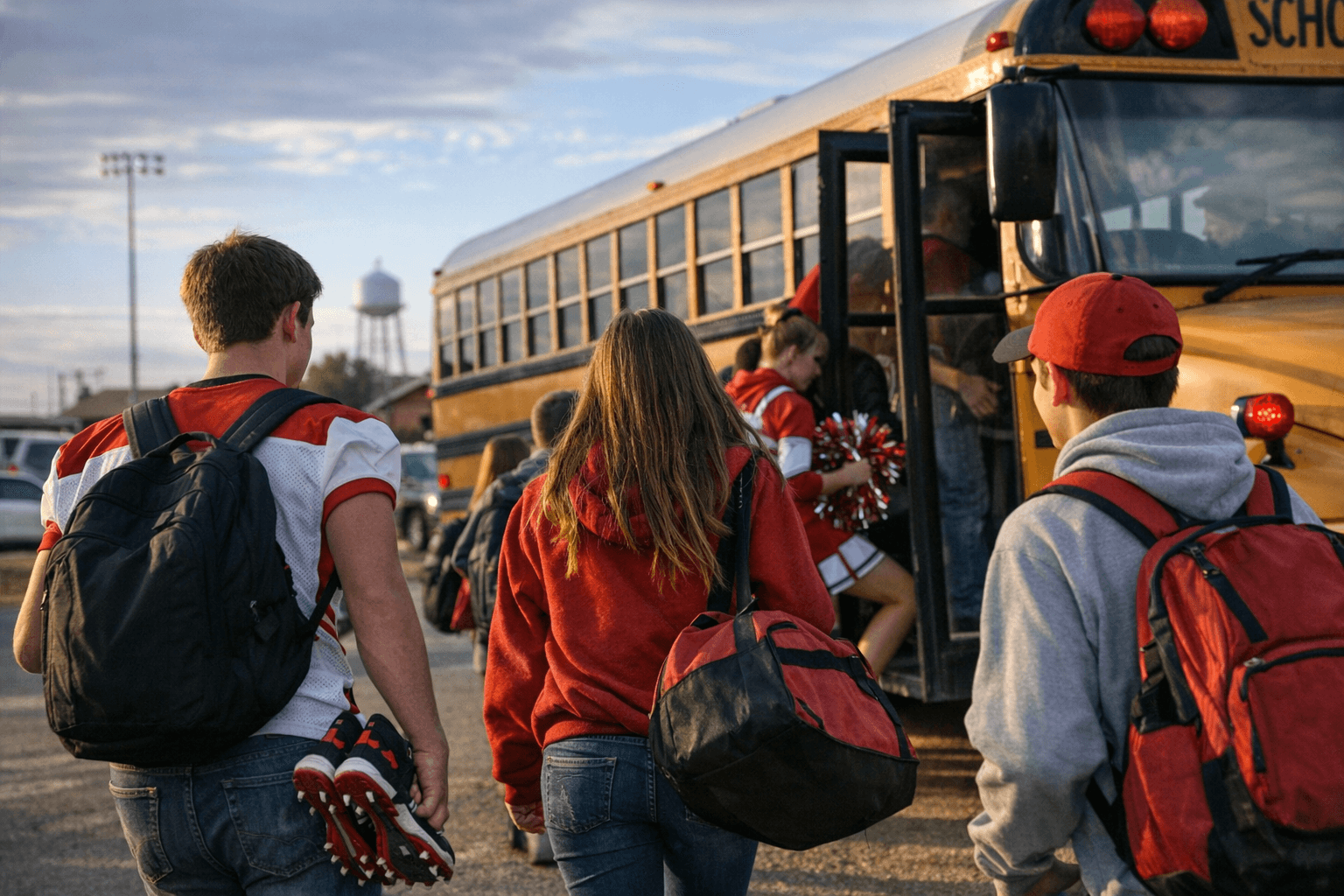 Texhoma Schools Release Middle and High Students Early for Playoff