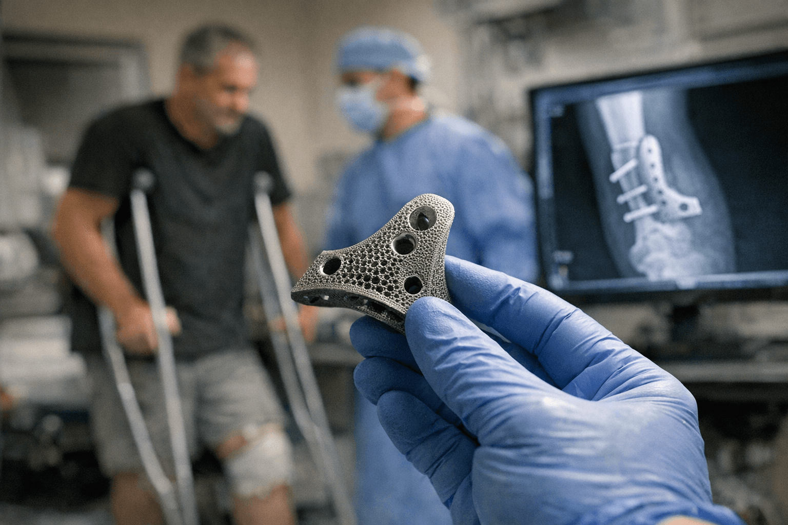 Custom 3D-printed titanium implants show strong osseointegration, no loosening